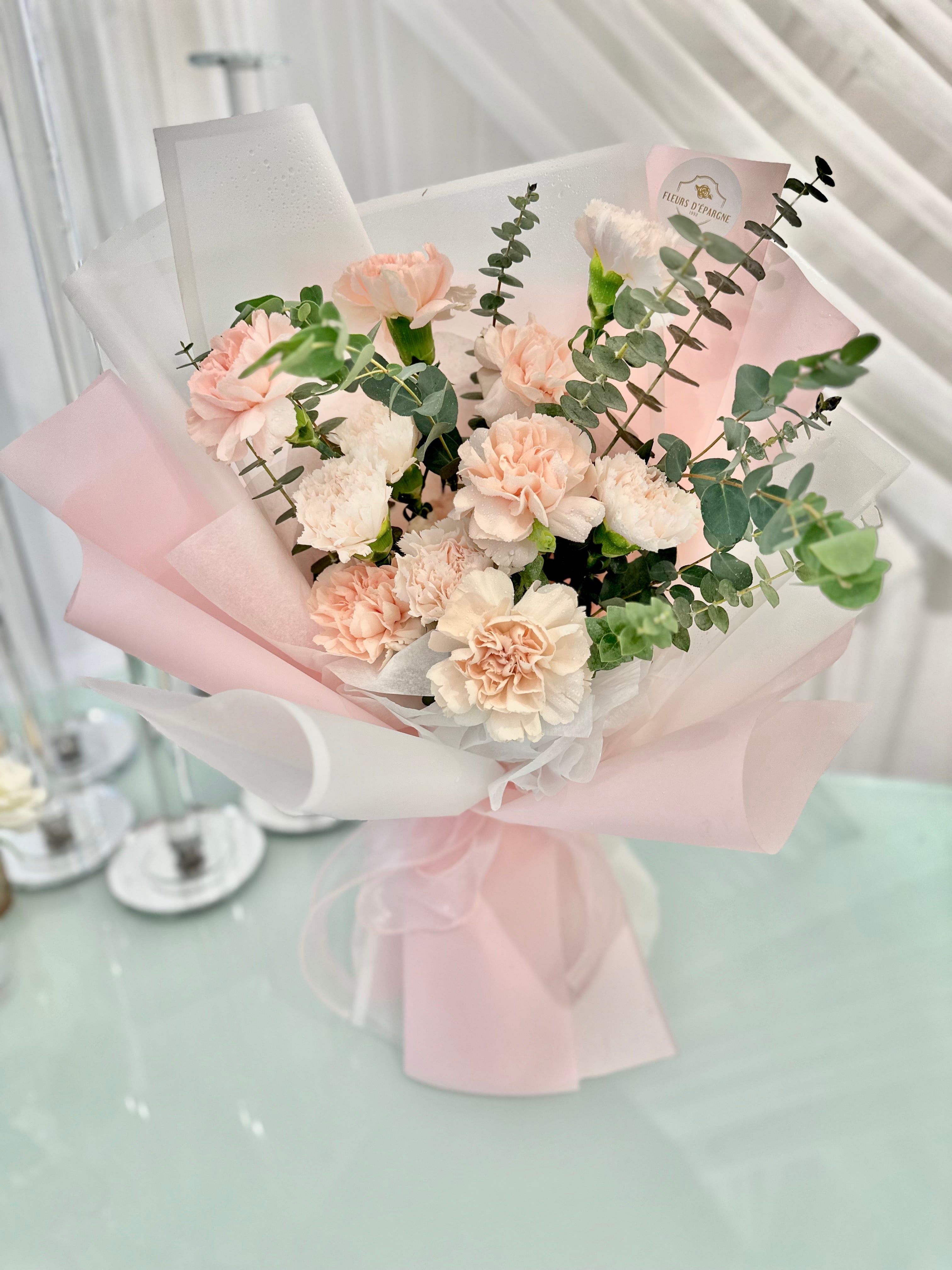 Carnation Breeze Arrangement - Fresh Flowers