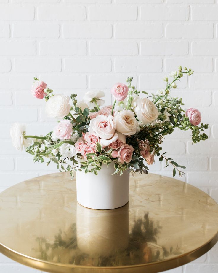 Pretty in Pink in Vase - Fresh Flowers