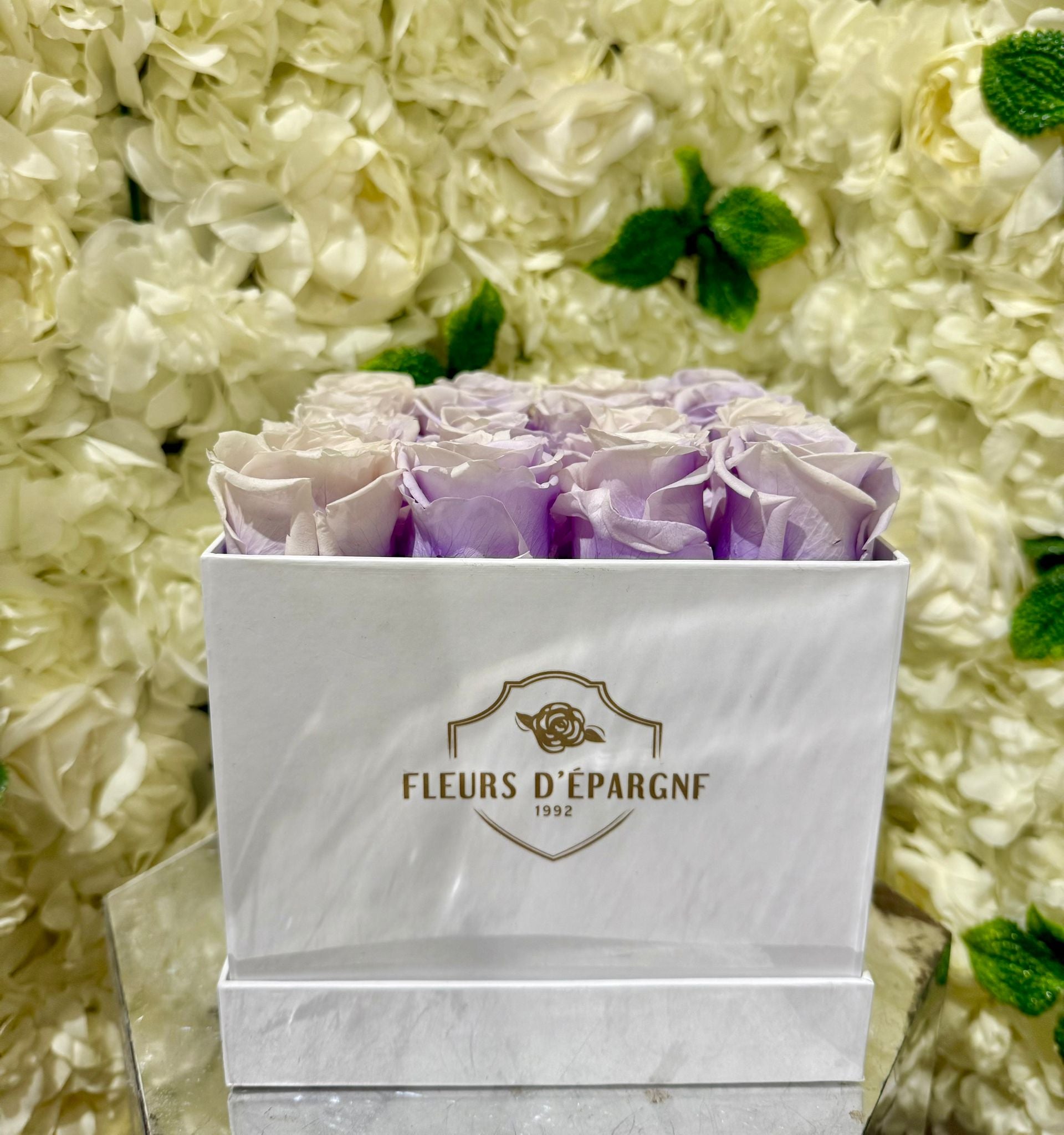 White Prestige Square Box