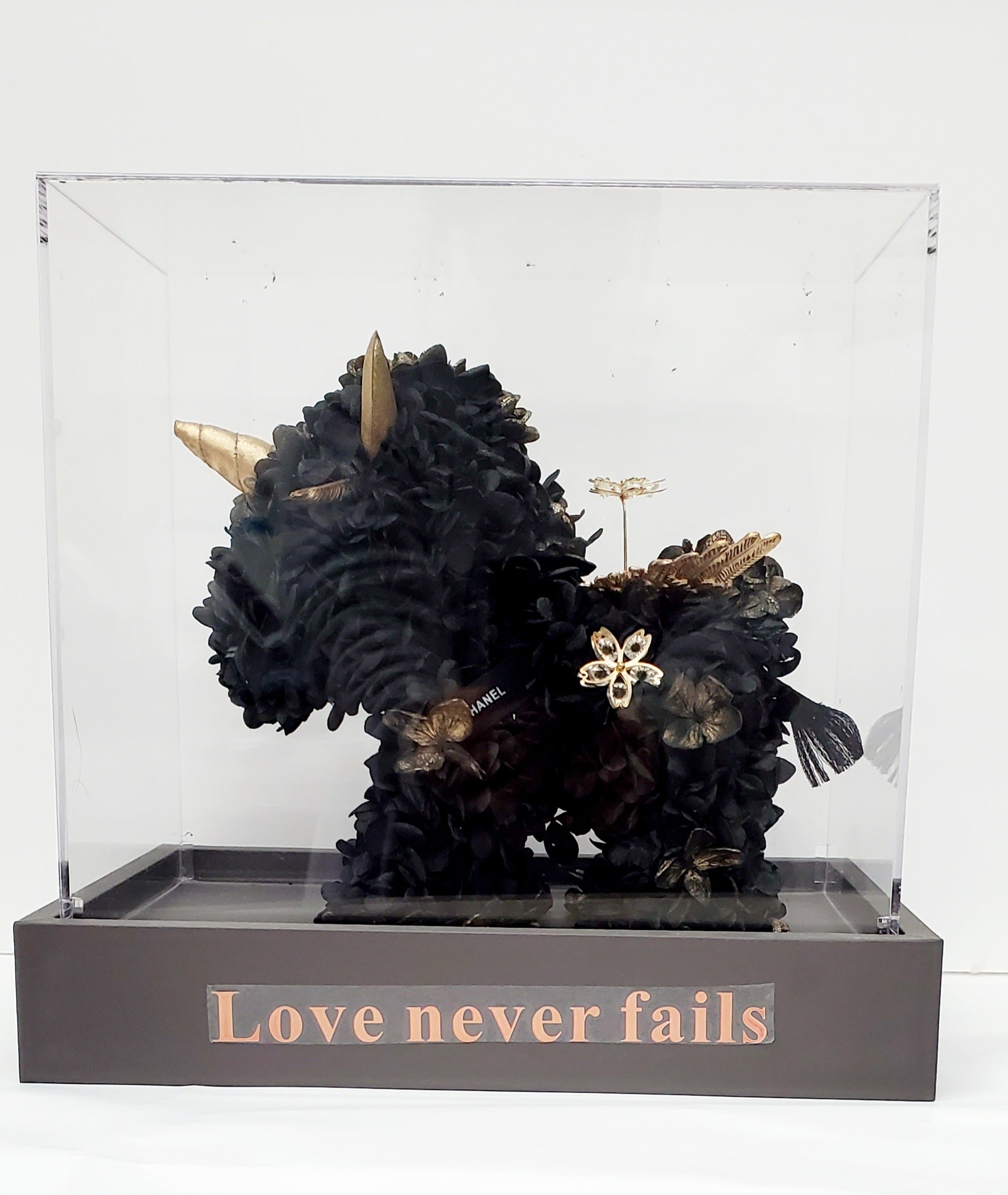Flower Unicorn in Acrylic Case - Full Coverage