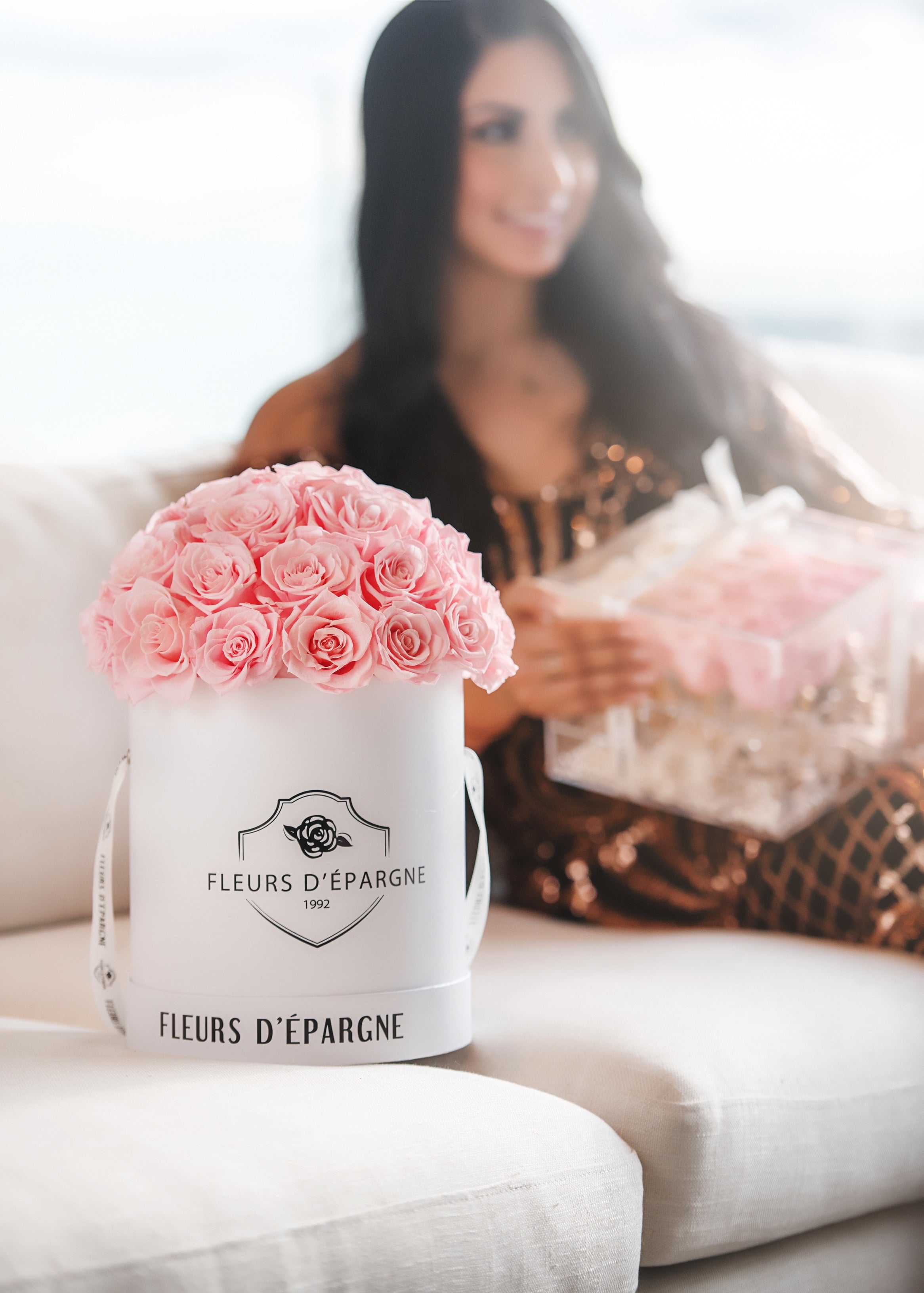 Superdome in Classic Rose Bucket