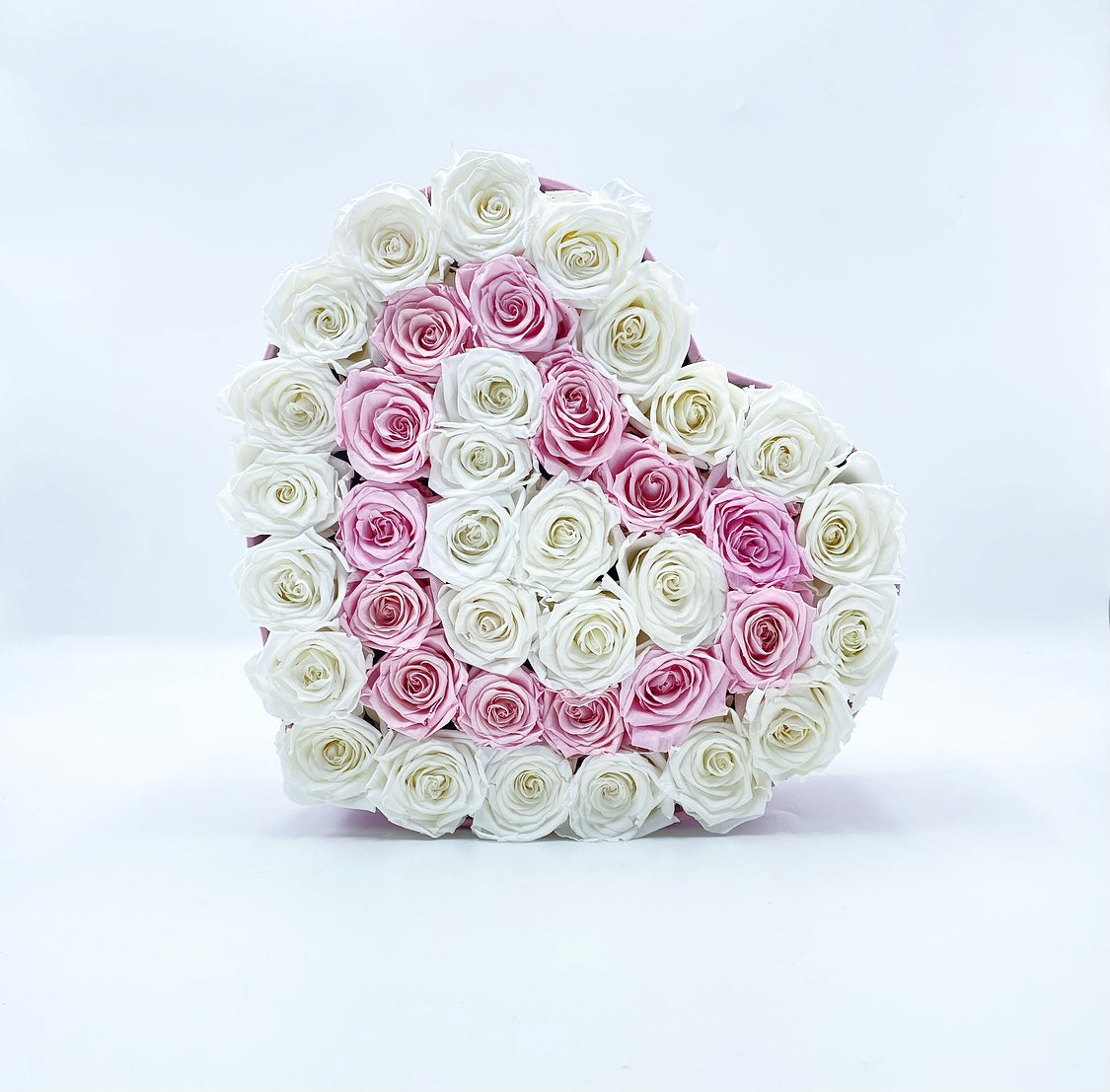 Suede Signature Heart Box