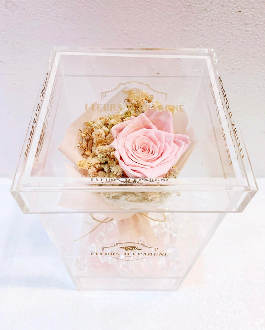 Crystal Bouquet Box (with drawer)