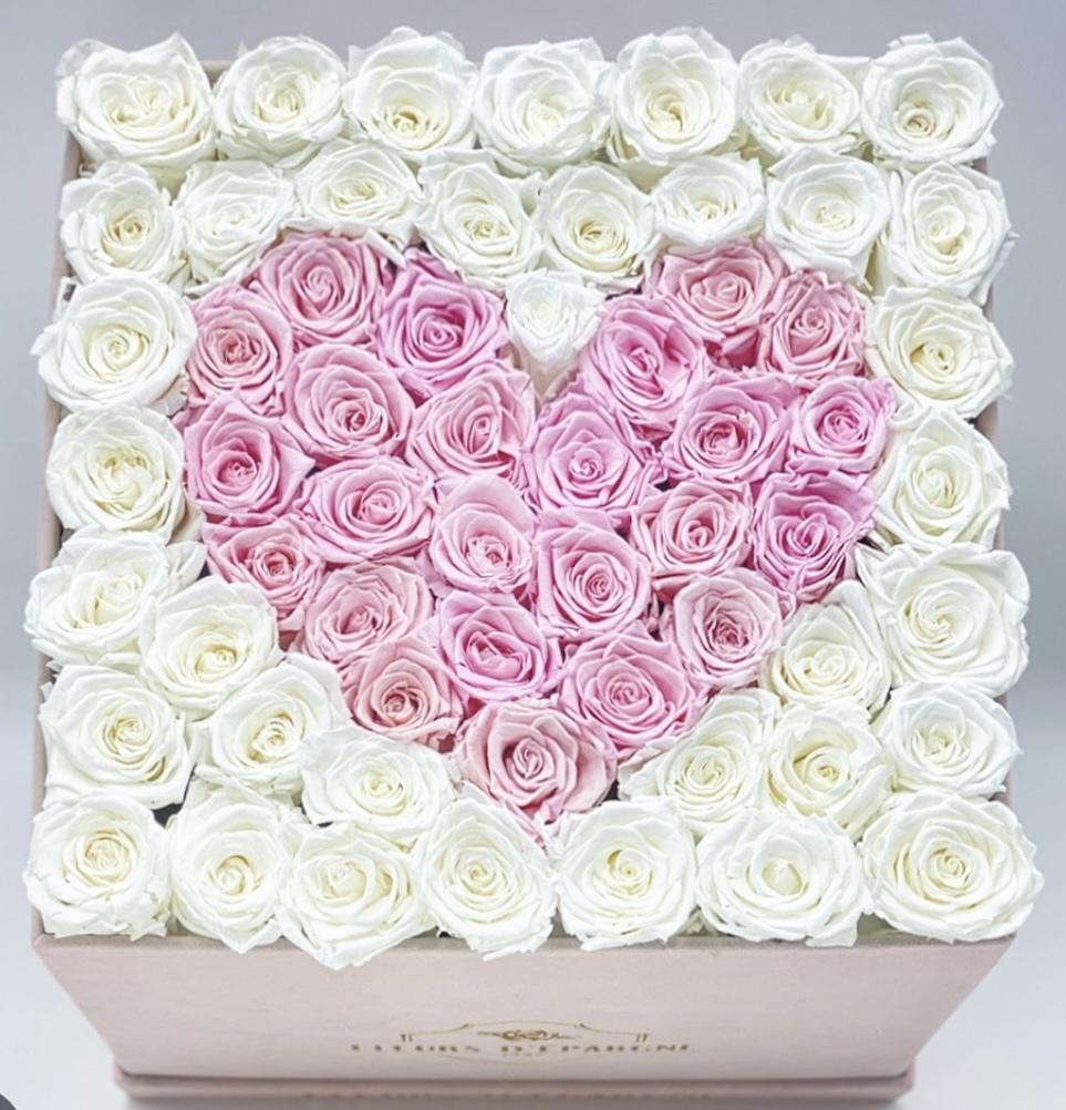 Suede XXL Pink Square Box