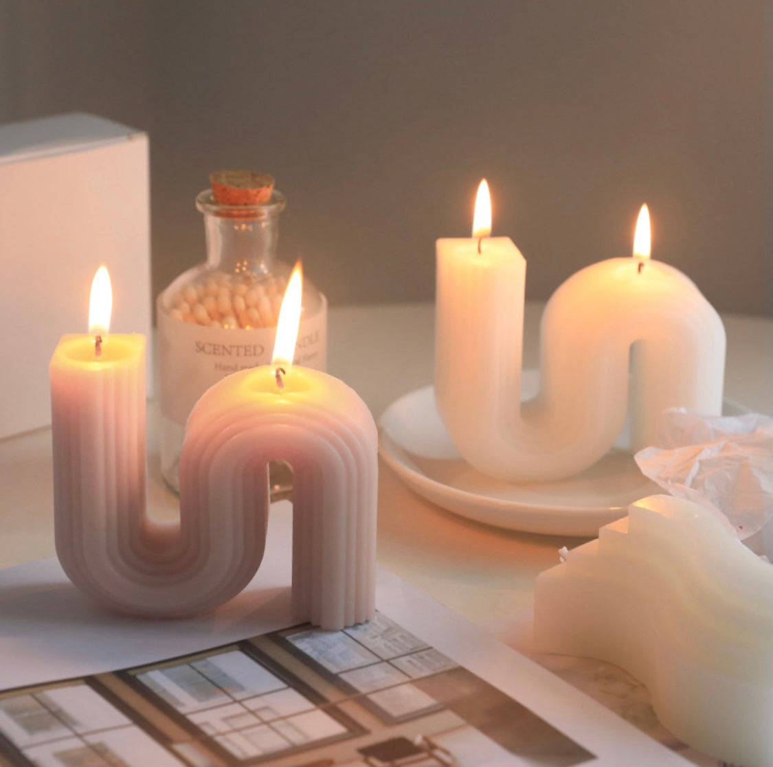 Geometric Candle