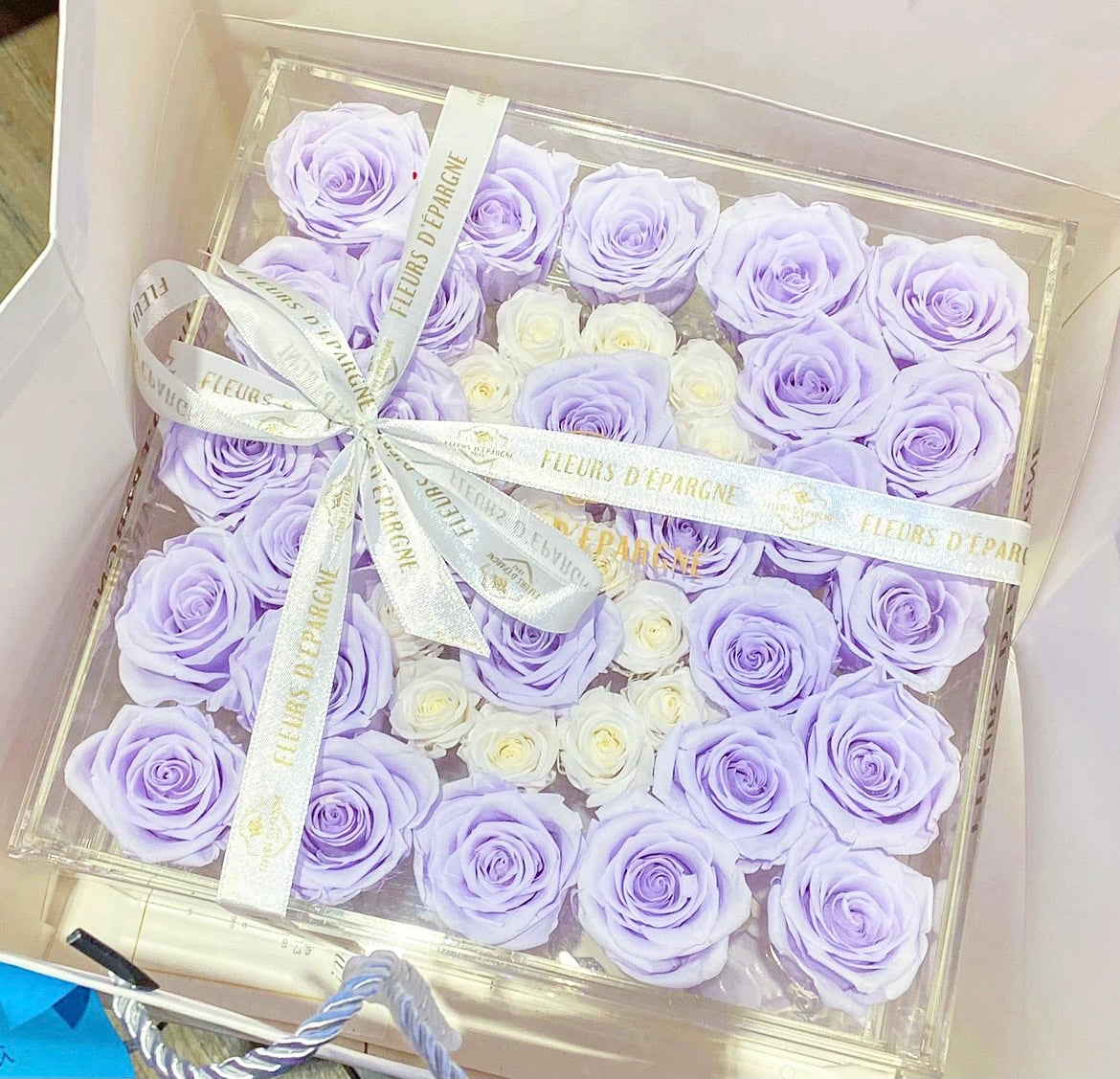 Custom Letter in Grand Crystal Box