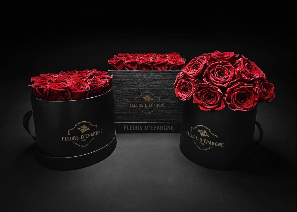 Romance Red in Classic Rose Bucket