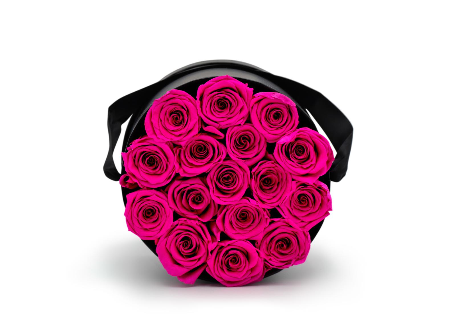 Elegance in Classic Rose Bucket