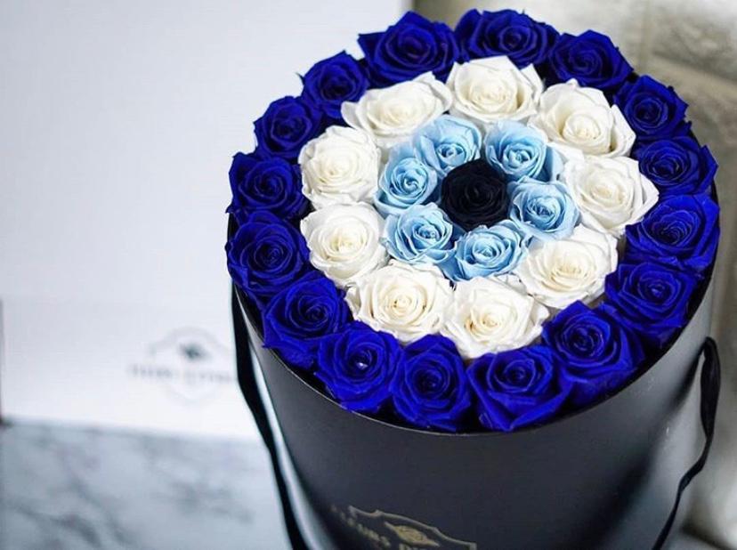 Elegance in Classic Rose Bucket