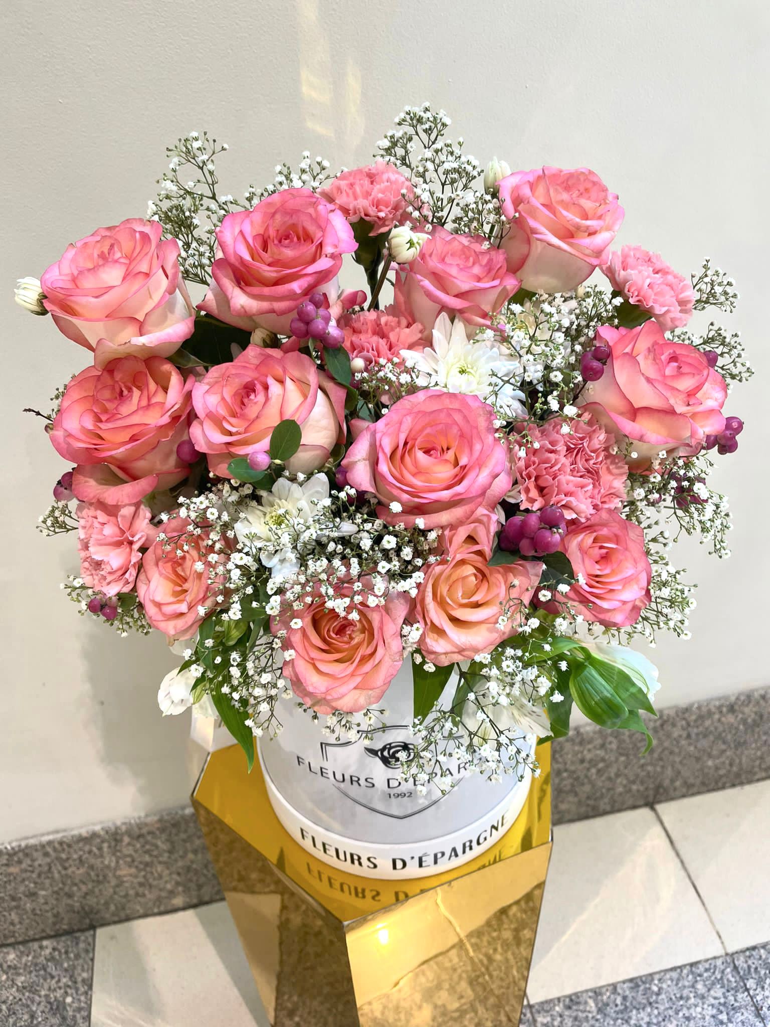 Pink Explosion in Bucket - Fresh Flowers
