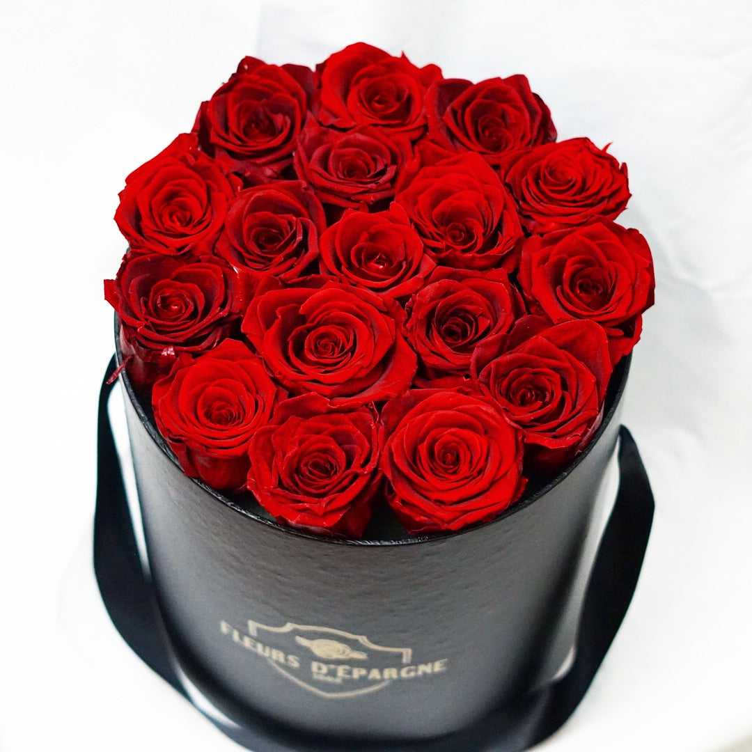 Elegance in Classic Rose Bucket