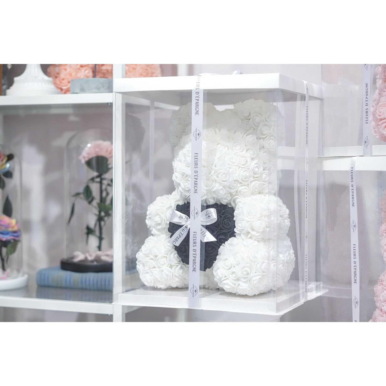 Sweetheart Luxe Foam Rose Bear