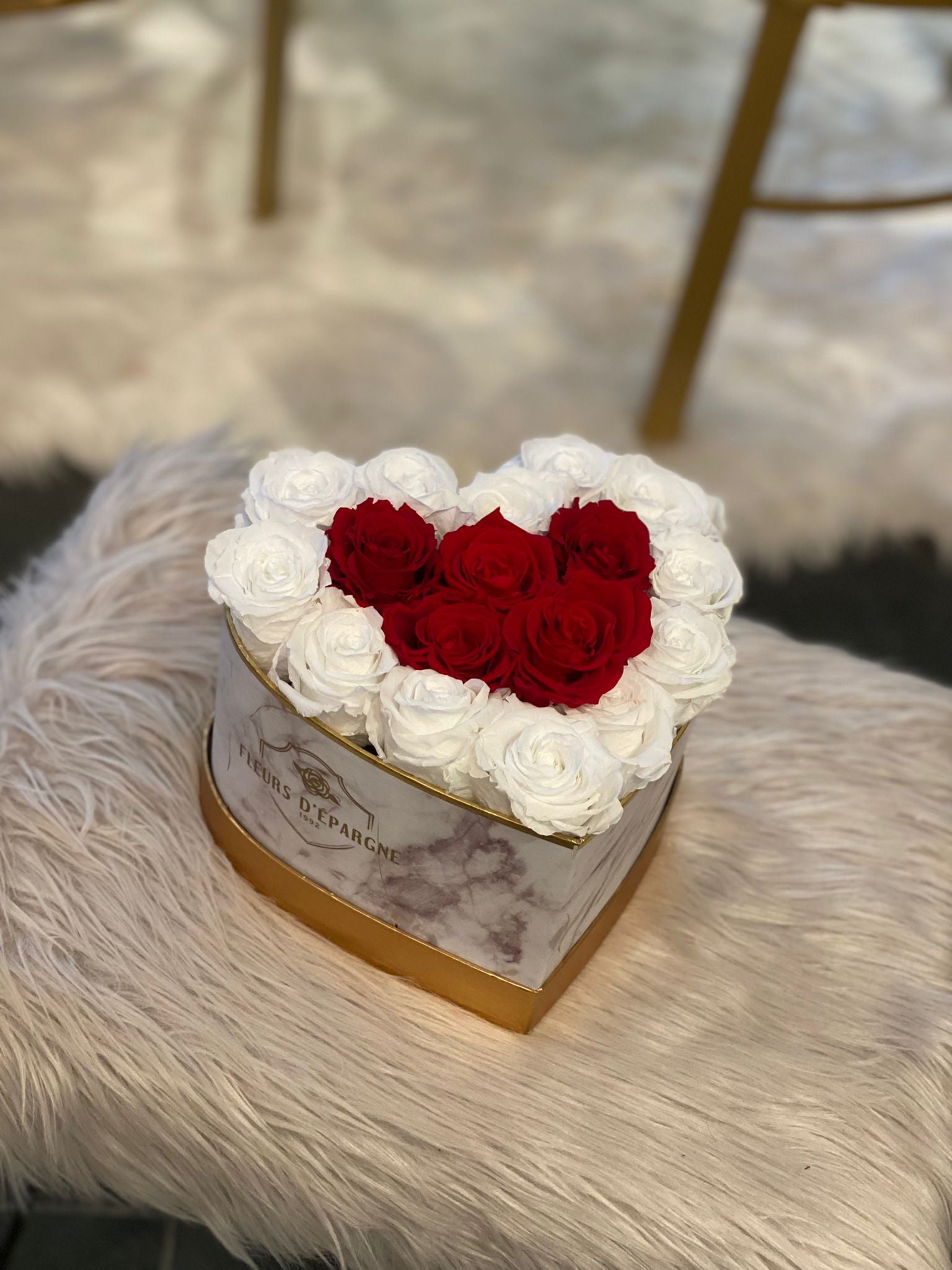 Deluxe Marble Heart