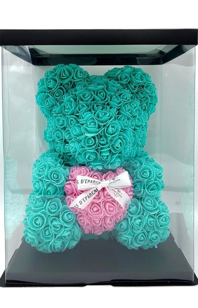 Sweetheart Luxe Foam Rose Bear