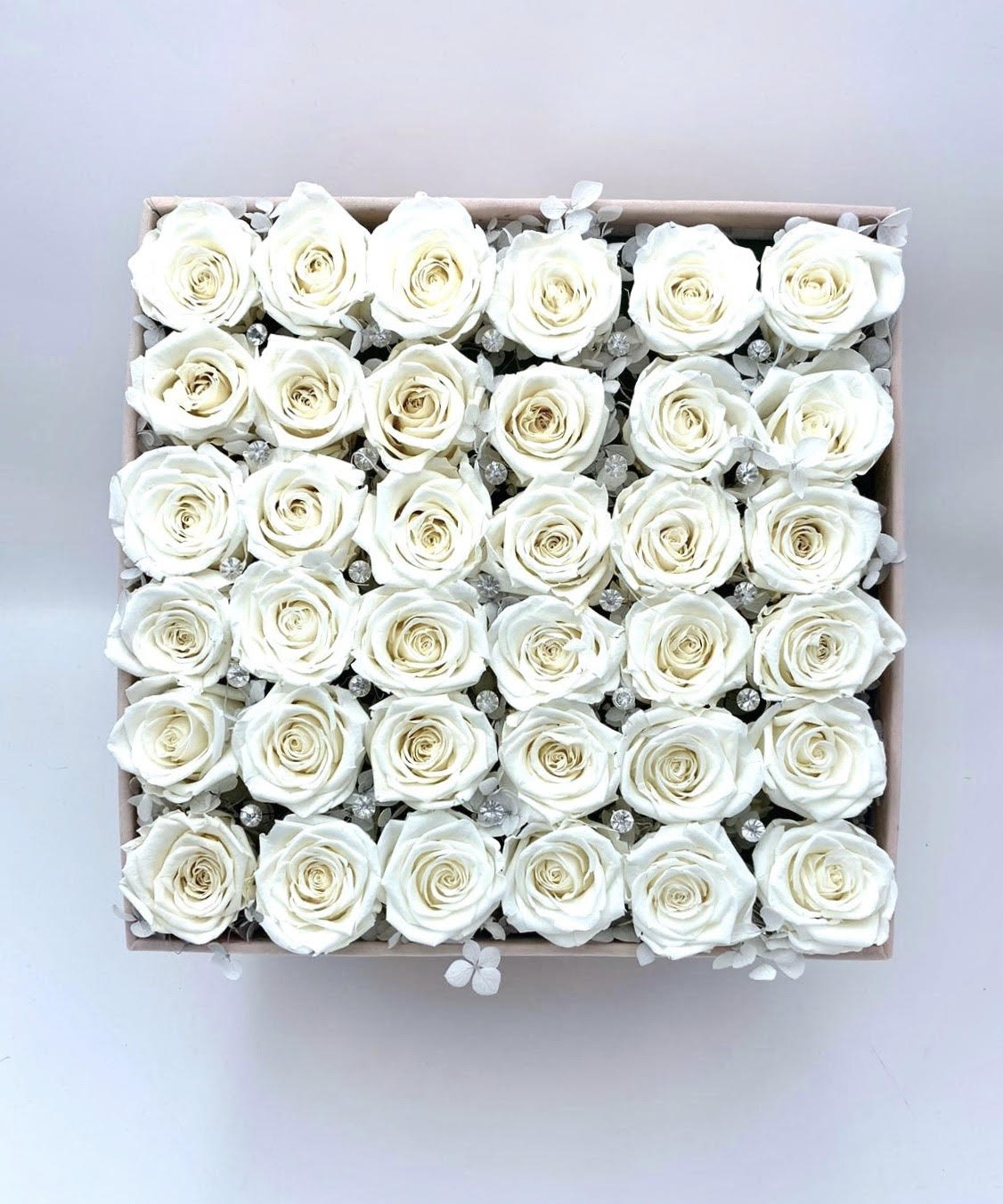 Suede XXL Pink Square Box