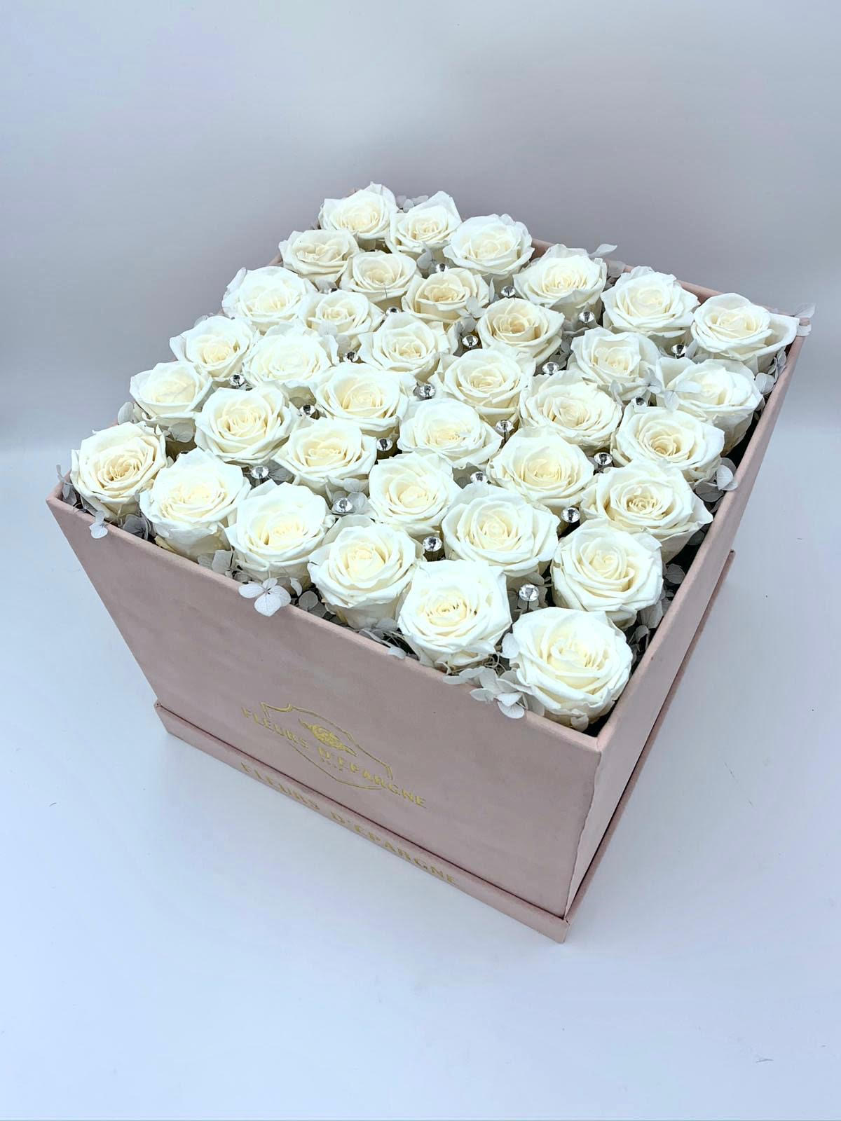Suede XXL Pink Square Box