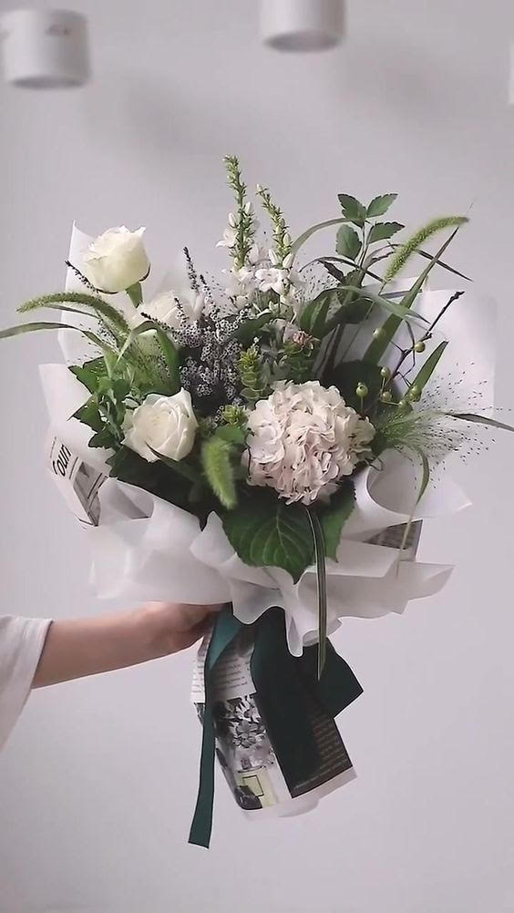 White Garden Bouquet