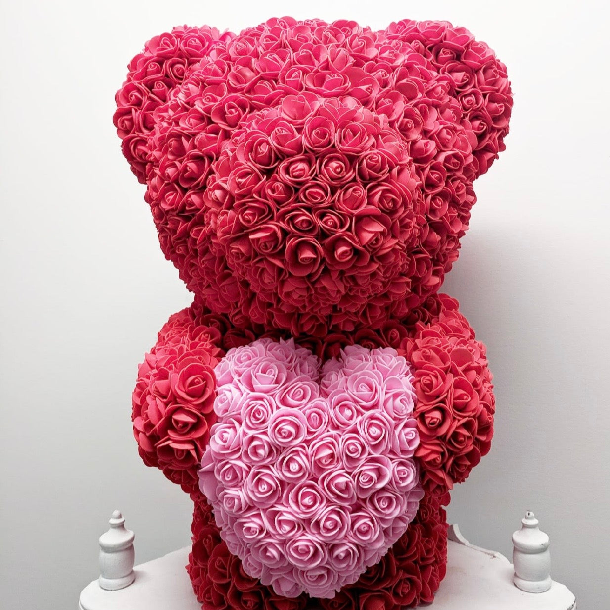 Sweetheart Jumbo Rose Foam Bear