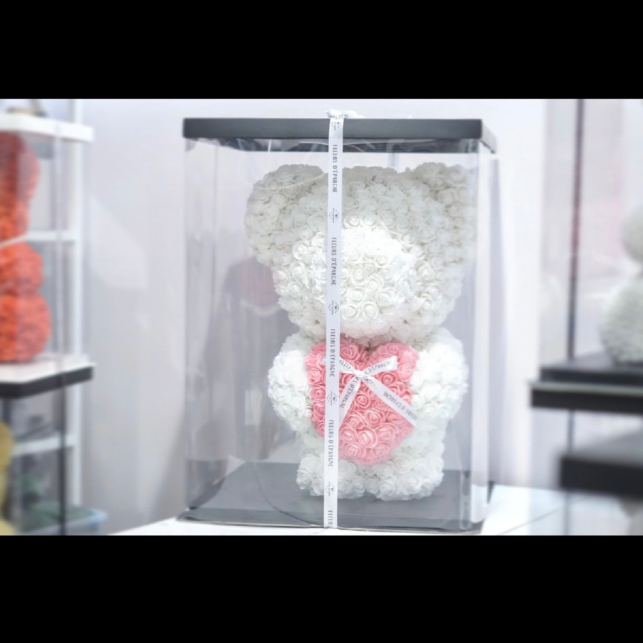 Sweetheart Jumbo Rose Foam Bear