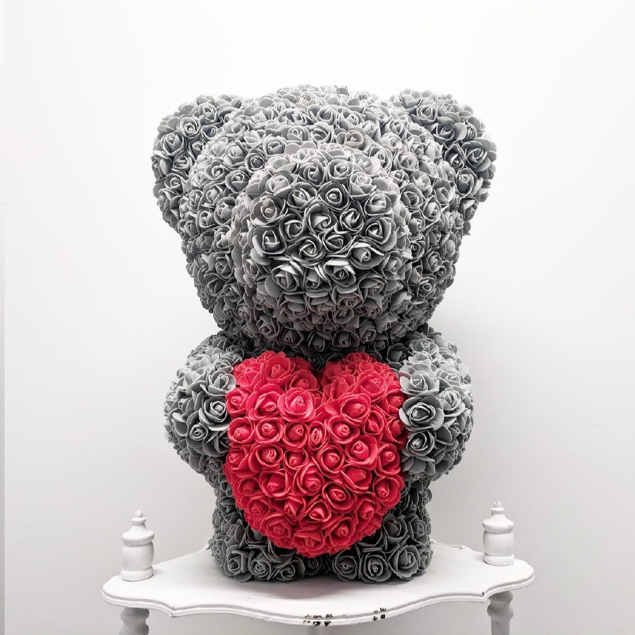 Sweetheart Jumbo Rose Foam Bear