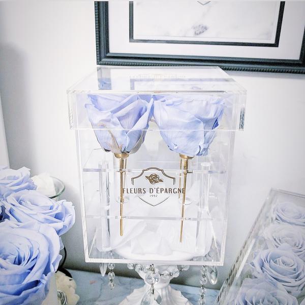 Jumbo 4 Rose Crystal Box
