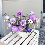 Purple Love Arrangement - Fresh Flowers