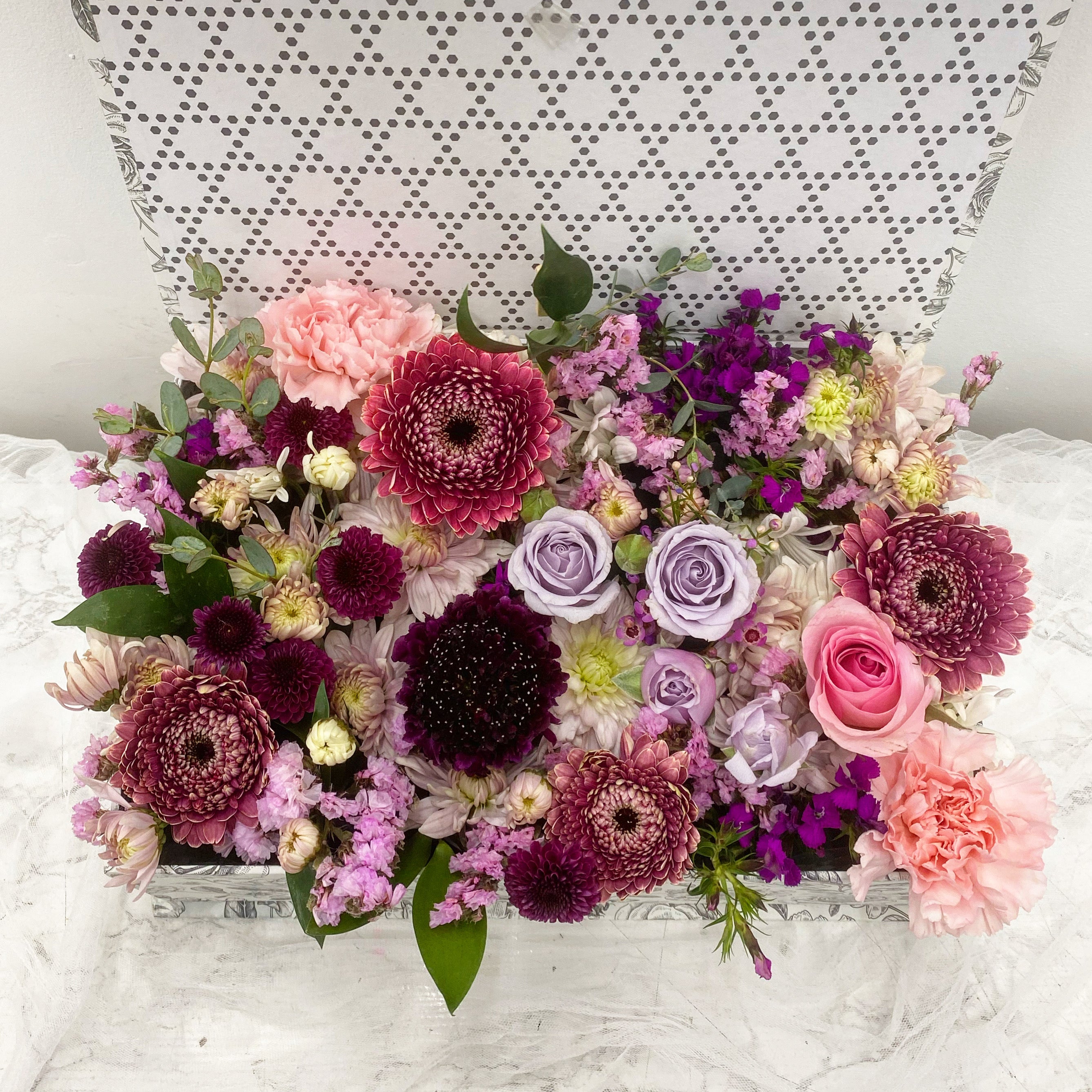 Florist's Choice Box Arrangement - Fresh Flowers