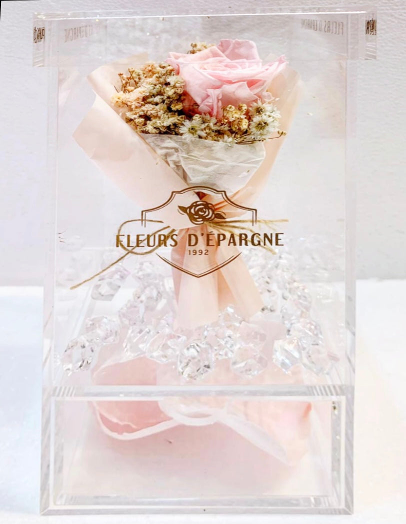 Crystal Bouquet Box (with drawer)
