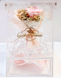 Crystal Bouquet Box (with drawer)