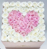 Suede XXL Pink Square Box