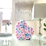 Suede Signature Heart Box