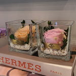 Organic Themed Single Preserved Rose