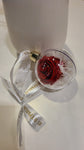Holiday Ornament Single Rose