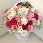 Pink Blossom in Bucket - Fresh Flowers