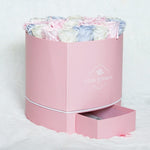 Midsummer Blooms Mix in Classic Pink Heart Box