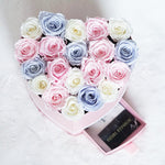 Midsummer Blooms Mix in Classic Pink Heart Box