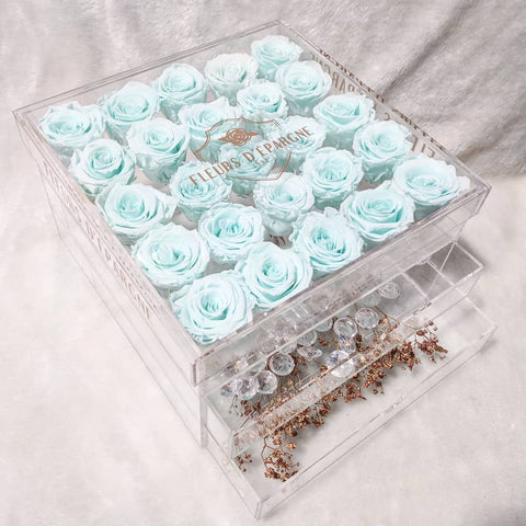 Tiffany Vanity in Ultimate Crystal Box
