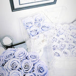 Jumbo 4 Rose Crystal Box with Drawer - 3 Year Flowers