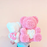 Sweetheart Jumbo Luxe Foam Rose Bear