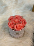 Luxe Round Rose Bucket