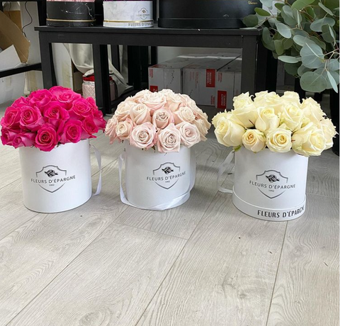Super Rose Dome Bucket - Fresh Flowers