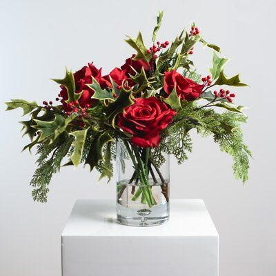 Red Blooms Arrangement - Fresh Flowers